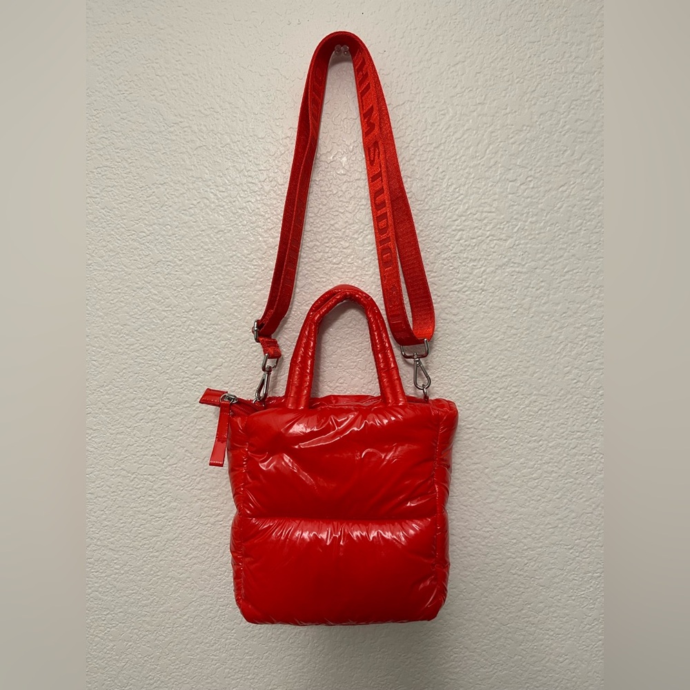 H&M Red Puffer Crossbody Bag